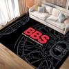 Premium Area Rug Set Wheel Print NonSlip Floor Mats for Game Room Living Room Man Cave Automotive Home Decor Bedroom Decor