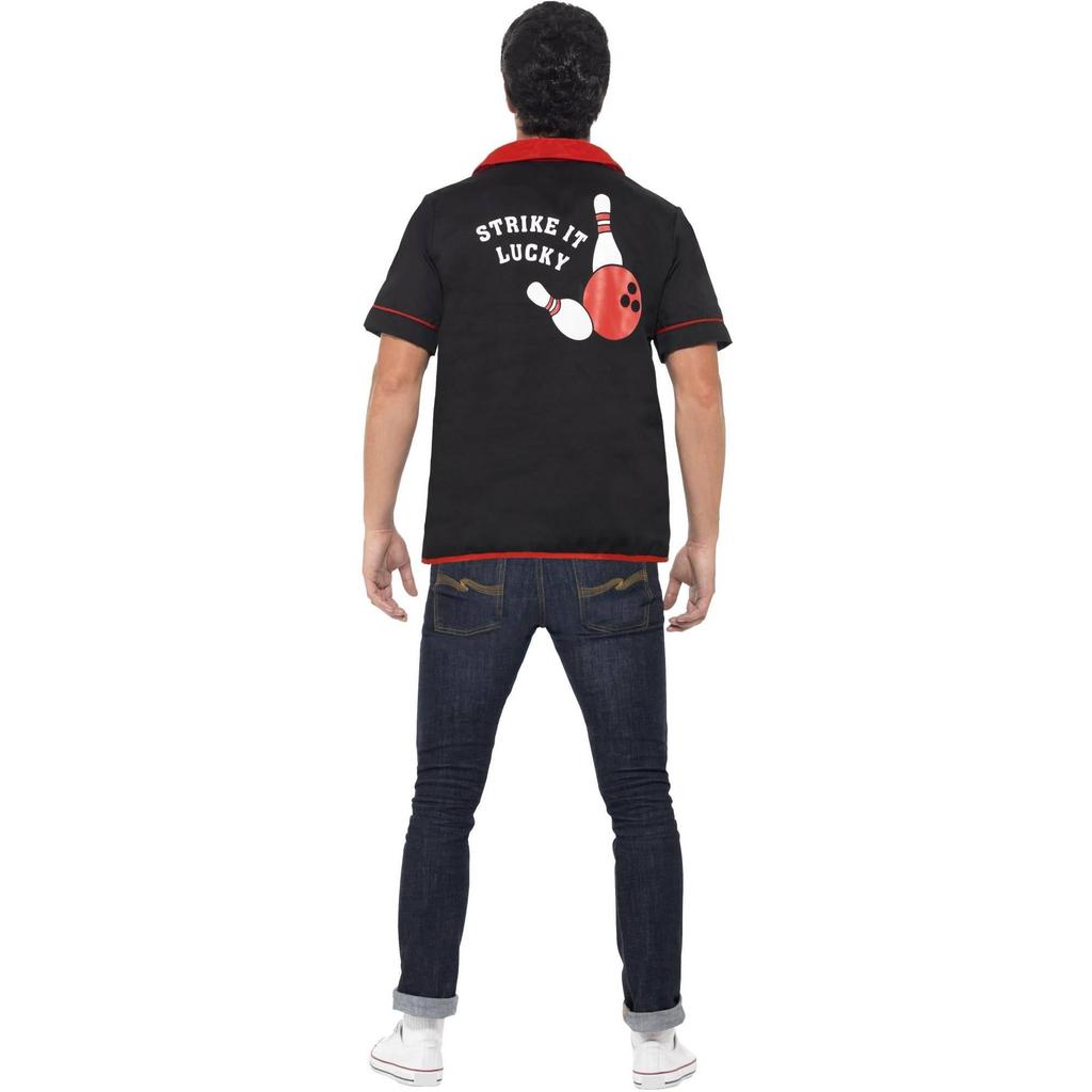 Smiffys Unisex Adult 50s Bowling Shirt