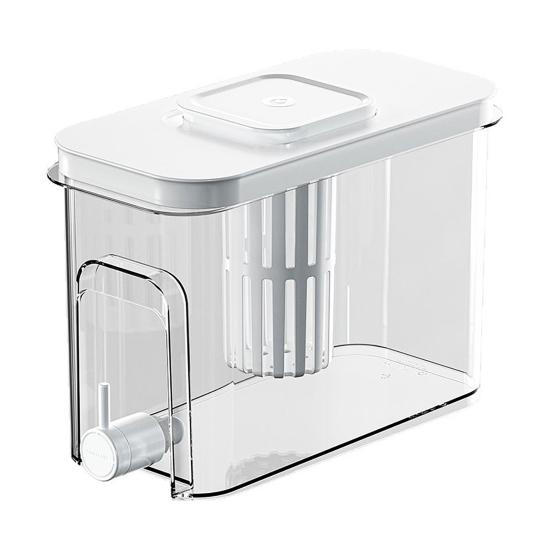 4L Drink Dispenser with Faucet Gallon Water Container for Fridge Ice Tea Pitcher