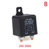 High Current 4 Pin Car Relay 12V 24V 200A 120A 100A Car Truck Motor Automotive Relay Continuous Type Automotive Car Relays Relays 5