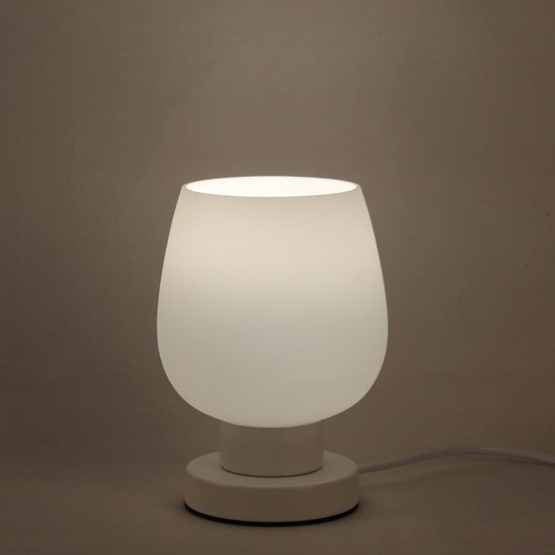 Cross-border Exclusive for Nordic Simple Touch Glass Table Lamp Dimming Bedside Bedroom Study Girl