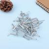 30 Pcs Large Flange Blind Rivets, Aluminum Rivets Assortment Kit Blind Rivets, Round Head Rivets