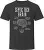 Septic Tech Brain Funny Septic Service T Shirt