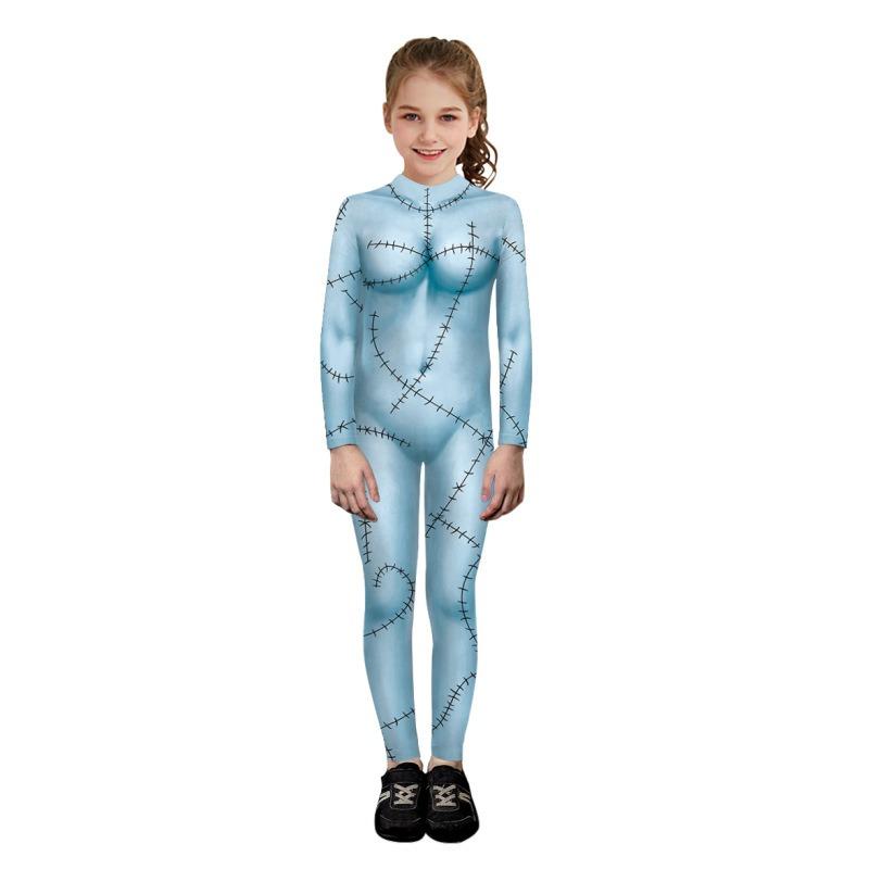 

European and American children s avatar performance cosplay clothing cos characters digital printing tight onesie 150cm-XXL