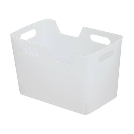 

Корзина для хранения в холодильнике, большая емкость, полая ручка, гибкий полиэтилен, многофункциональный органайзер для овощей и фруктов, контейнер для еды L чистый