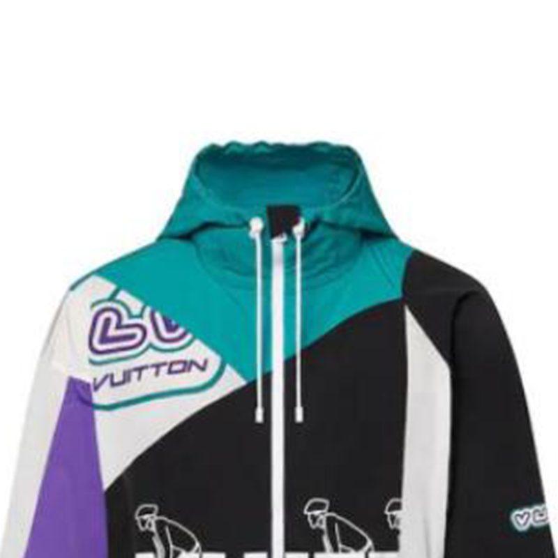 Louis Vuitton Pre Owned 2022 Logo Print Windbreaker 1AAHF4