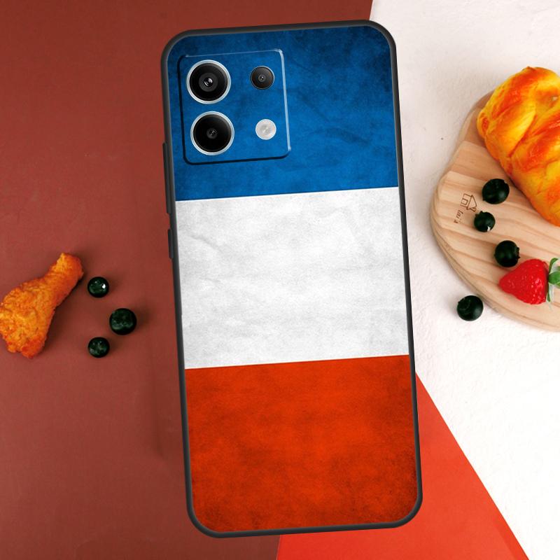 

France Flag Case For Xiaomi Redmi Note 14 13 Pro 9 10 11 12 Pro 10S 11S 12S Redmi 14C 13C 10C 12C Coque Redmi Note 13 4G