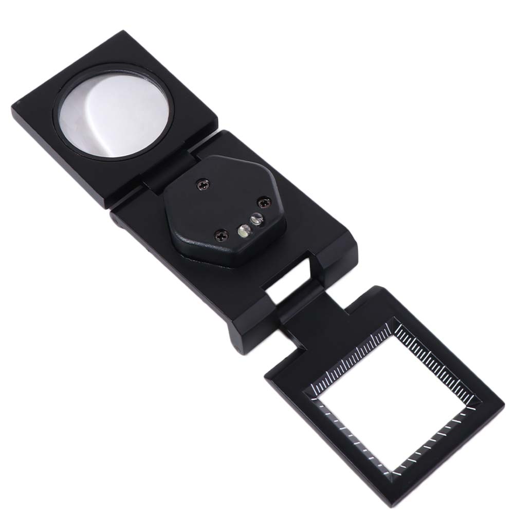 LED Lights Folding Magnifier Glass Lens Magnifying Glass LED Light Magnifier  Cloth Inspection