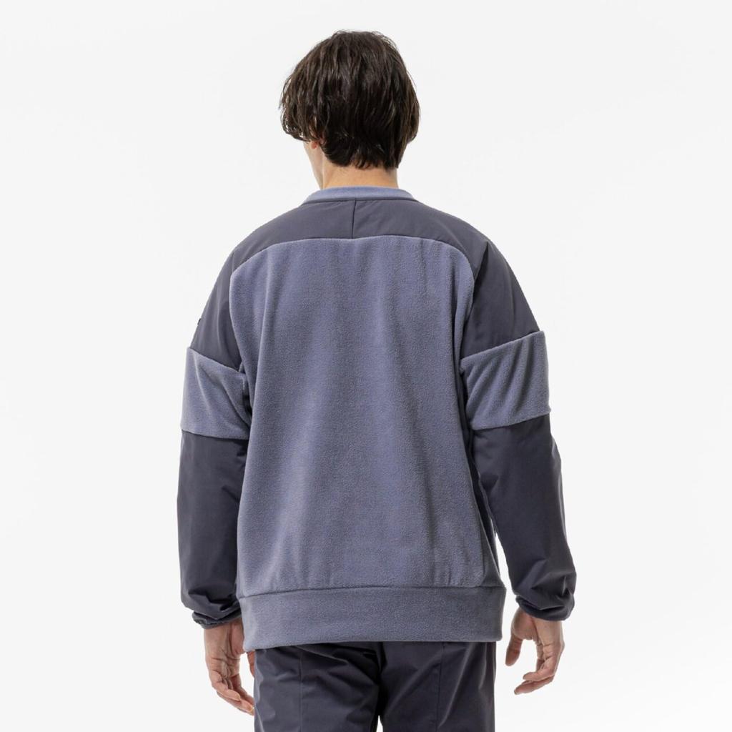 Mizuno Proof Fleece Crew Training Granito Talla 32MCC559 Ropa Repelente al Agua para Hombre, Gris, L,