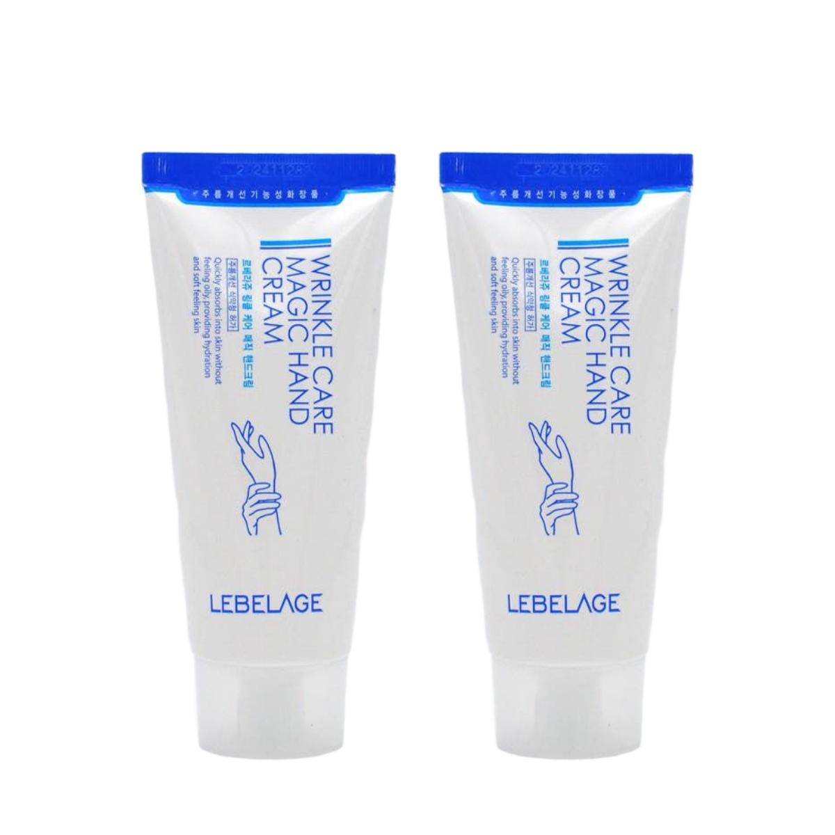 LEBELAGE Wrinkle Care Magic Hand Cream Intense Nourishing Smooth Skin 100ml+100ml