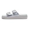 Li Ning Clap Tendance Décontracté Mode Sandales à Glissière EVA Chaussures Femme Argent AGAS004-2