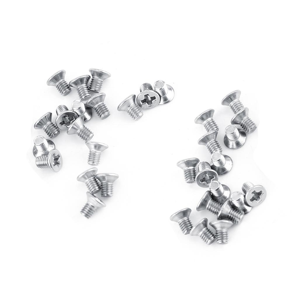 100Pcs Bag 9Types M3 Flat Head Stainless Steel SS304 Machine Countersunk Screw Bolt Fastener