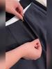 2026 Autumn Grey Commuter Suit Pants for Women - Slimming, Versatile, and Stylish Straight-Leg Design