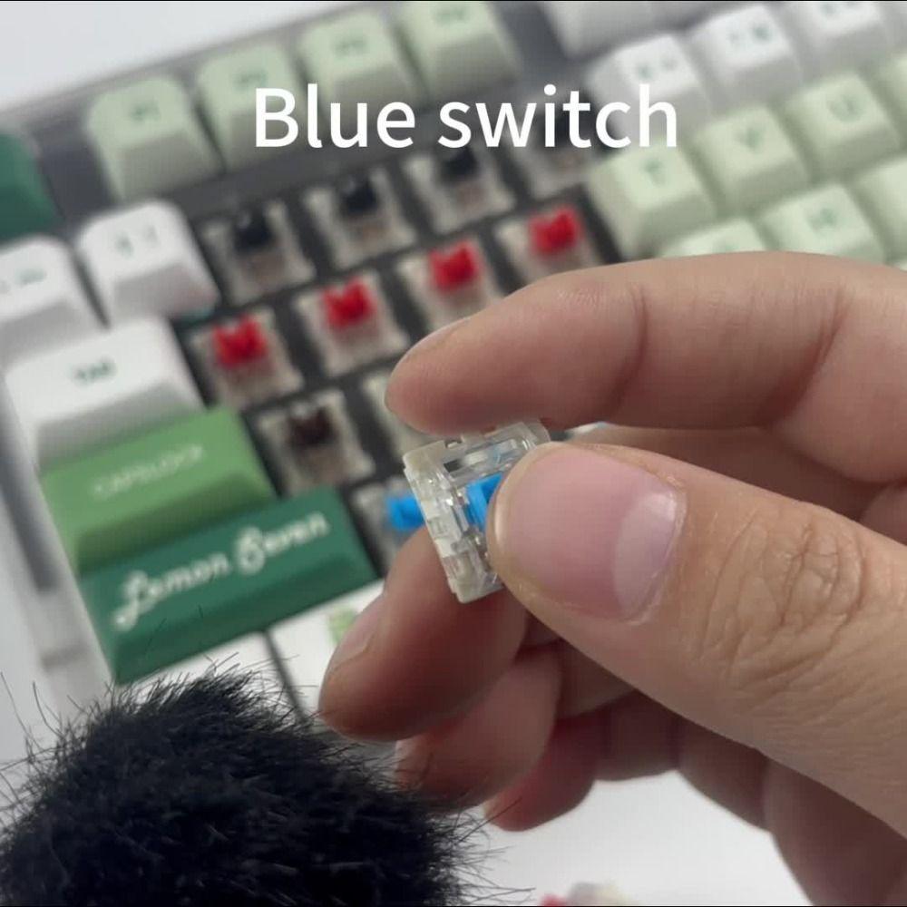 10Pcs Knocking 3 Pin Tactile Switches Dust-proof Keyboard Switch Replacement Gaming Keyboard