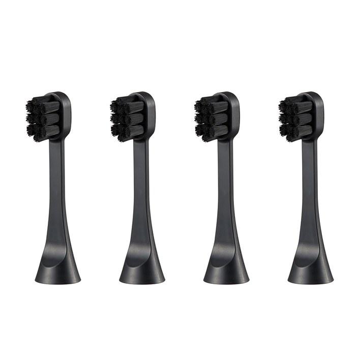[Ya-man] Seria Oral Lift Capete de periuță de curățare (pachet de 4) YOC-OLTBH2AM2 Negru + Autocolant black