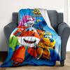 1pc Super Wings Outdoor Blanket Lightweight Flannel, Soft & Warm, All-Season Use for Sofa, Outdoor, Camping, Living Room, Office134