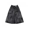 People Of The World Damage Crack Washed Denim Skirt 24fw