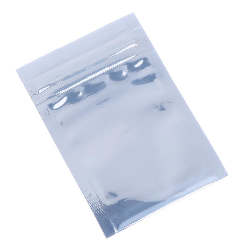 100Pcs Antistatic Storage Bag Ziplock Bags Resealable Pouch For Package