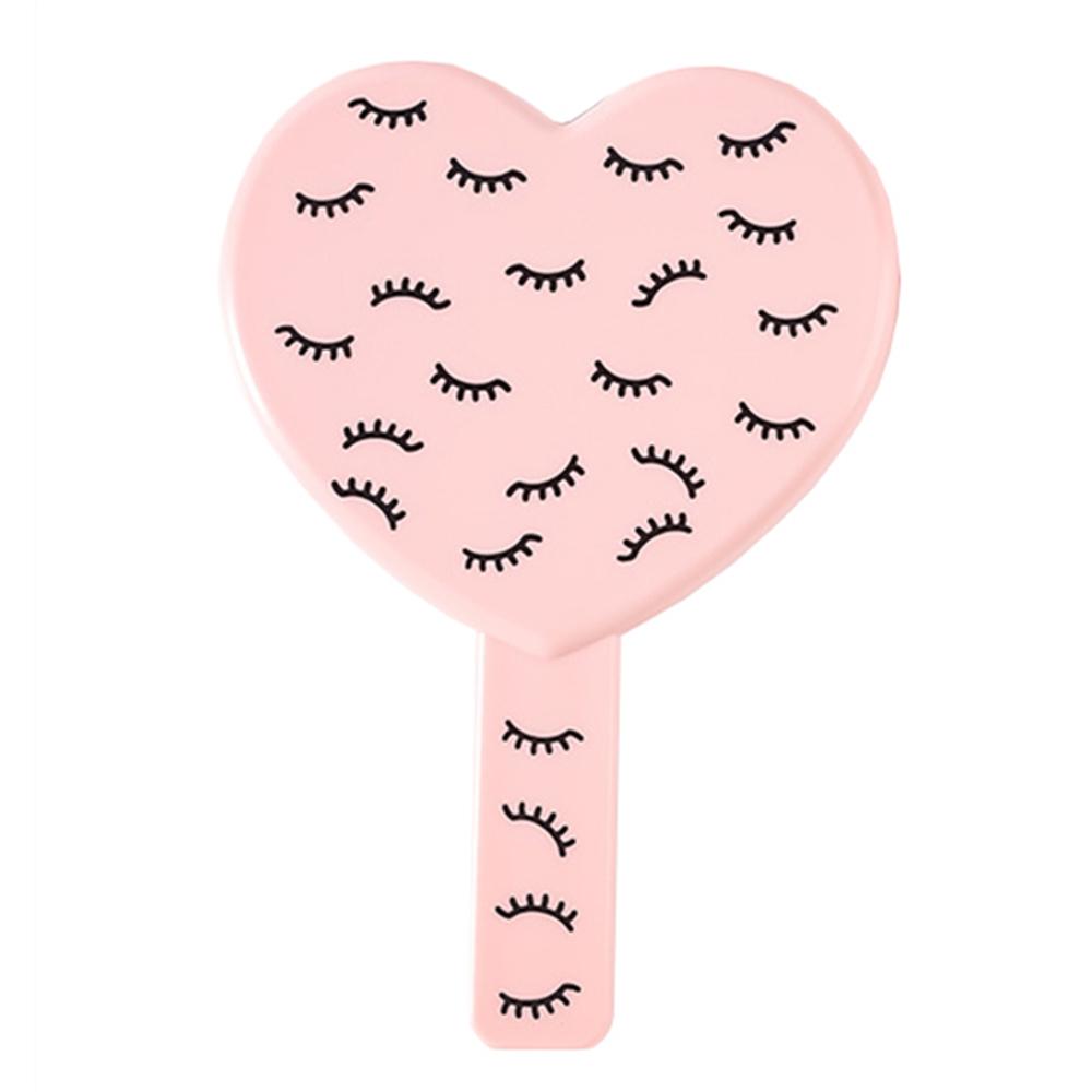 

1 шт. Портативное ручное зеркало для макияжа в форме сердца, туалетное зеркало для макияжа с зеркалом