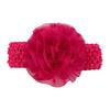 New Baby Headband, Versatile Chiffon Flower Hollow Baby Headscarf, Soft, Comfortable and Elastic Children's Hair Accessories