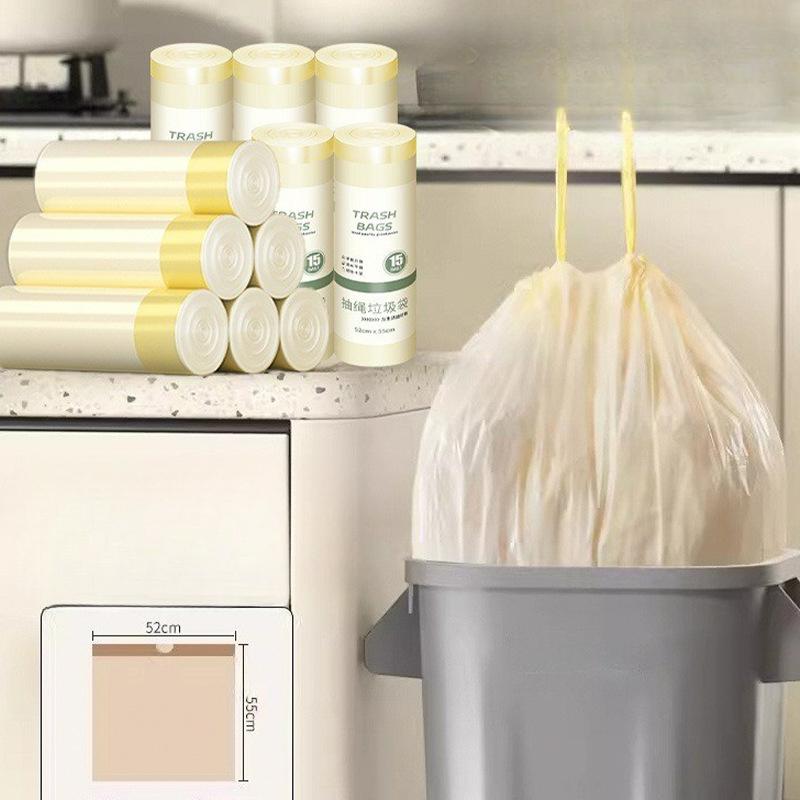 Große Müllsäcke Dicke Hand-Tragekordeln Extra-dicke Küchen-Plastiksäcke zur Aufbewahrung
