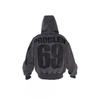 Unisex Punk Streetwear Hooded Sweatshirt With Graphic Print Loose Fit Winter Long Sleeve Pullover Teens Adults