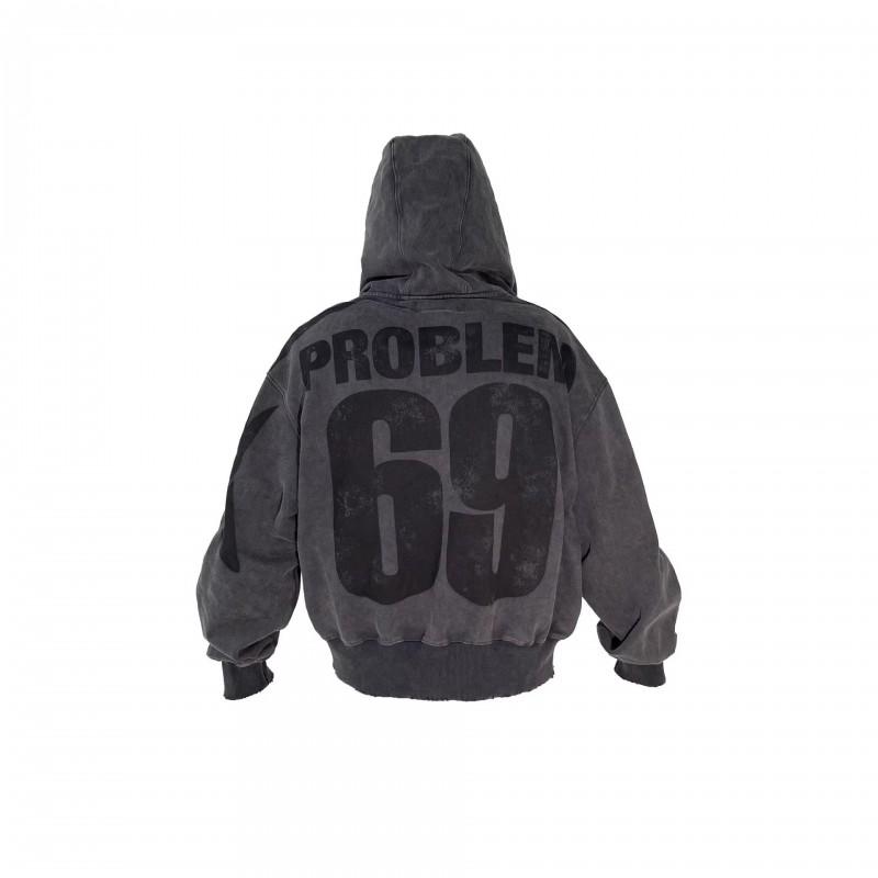 Unisex Punk Streetwear Hooded Sweatshirt With Graphic Print Loose Fit Winter Long Sleeve Pullover Teens Adults