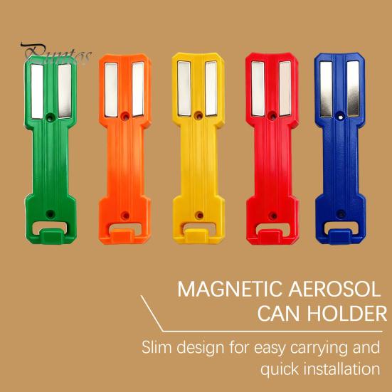Slim Vertical Spray Can Holder Magnetic Aerosol Garage Wall Mounted Organizer Holds Various Metal Bottles And Cans to Prevent Slipping Shaking