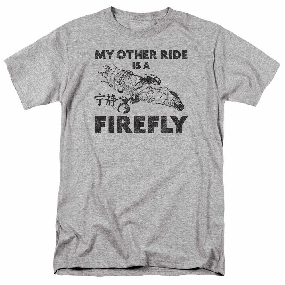 

26 Firefly Other Ride T Shirt Licensed Sci-Fi Alien TV Show Tee New Sport Grey Unisex T-Shirt XXXXL