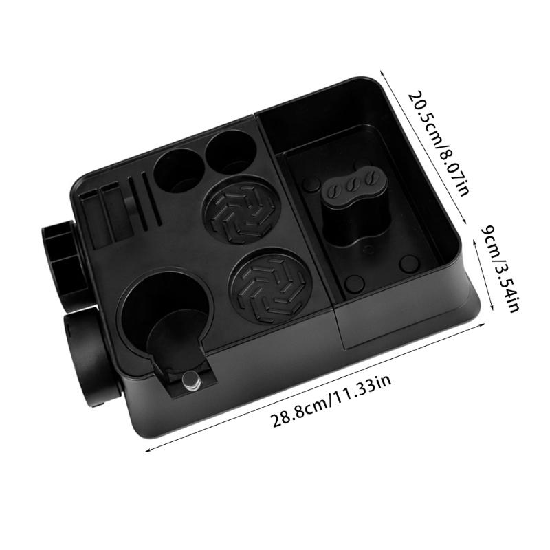 Multifuntional Tamper Station Practical Tamping Station Plastic Tamper Station Coffee Tool Suitable for Various Settings