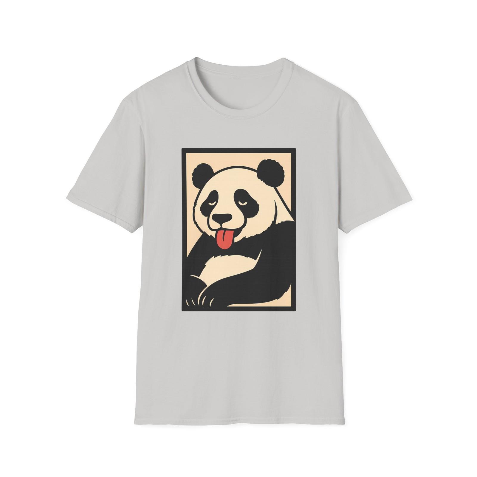 Unisex Soft-style Chill Panda T-Shirt Mens Womens Tees Top – Animal, Streetwear 3XL