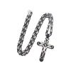 Trendy Multi-Color Enamel Cross Layered Pendant Necklace