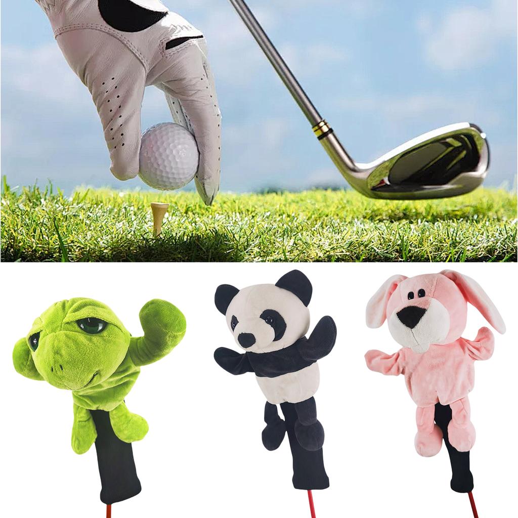 Durability Plush Golf Wood Driver Cover Unique Animal Golf Club Headcover for Wood Driver Clubs
