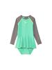 One Piece KIDS Long Sleeve Suit Kids Long Sleeve Suit Girls Mint 100 [SPEEDO]