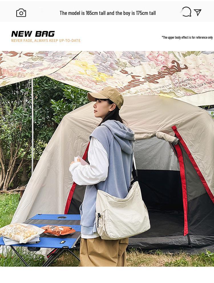 Women's Crossbody Messenger Bag - Trendy, Casual, Versatile, Solid Color, and Ideal for Street Fashion. Suitable for Men and Women.