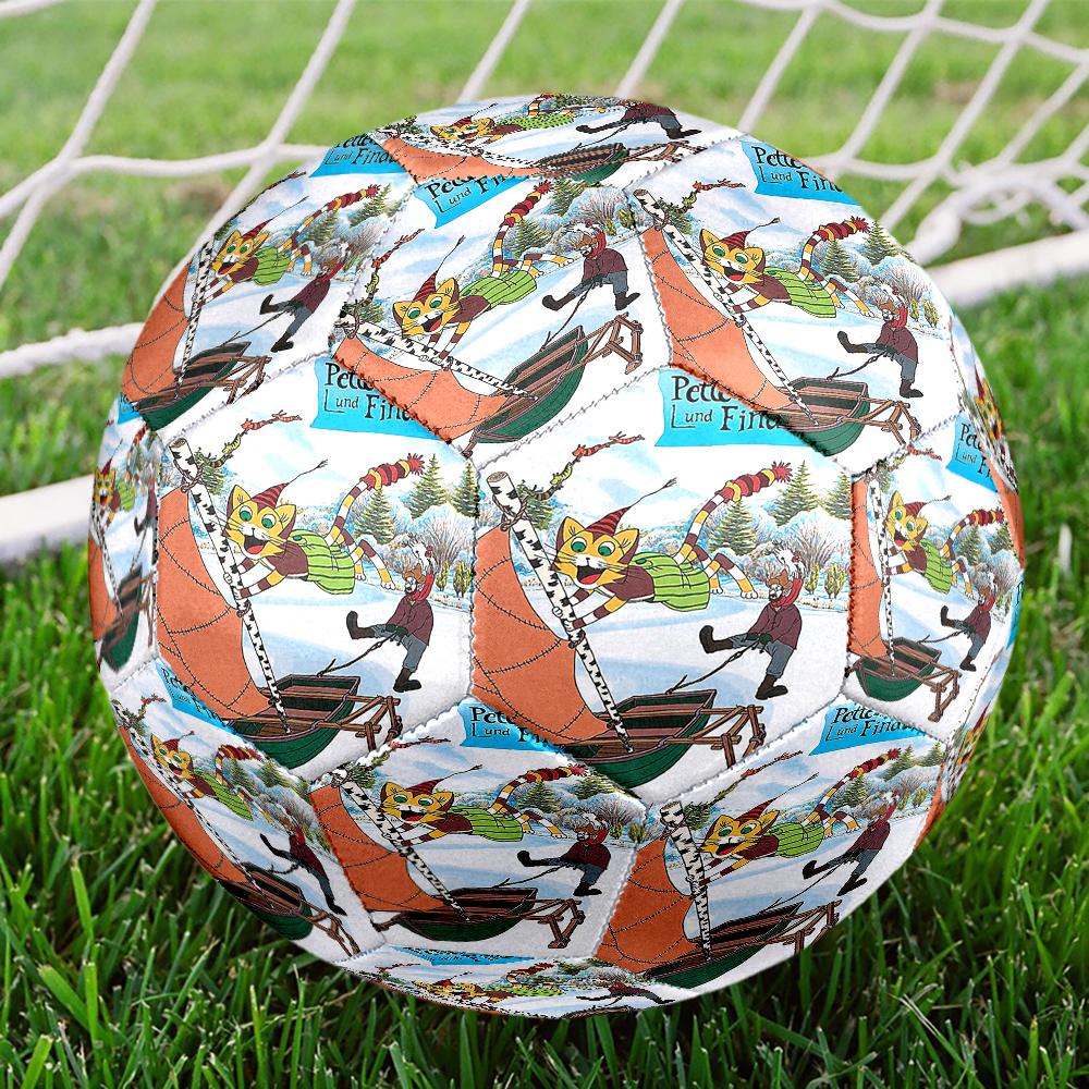 Pettson and Findus Theme Size 5 Soccer Ball, Suitable for Both Indoor and Outdoor Matches, a Gift Suitable for Everyone.