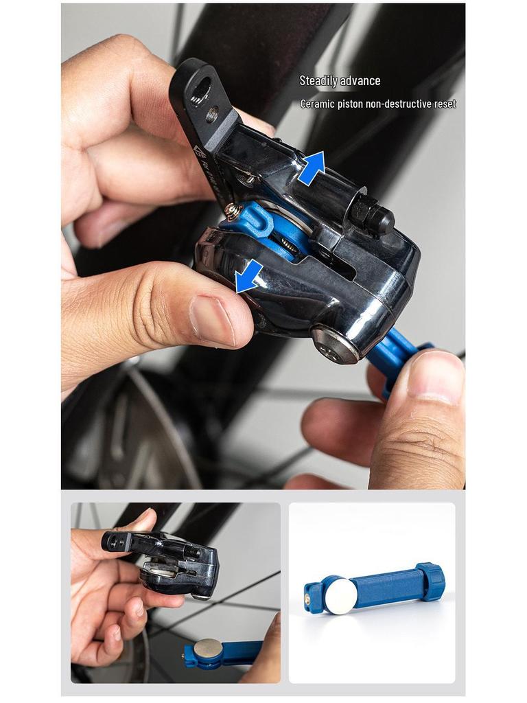 Fahrrad Hydraulikbremskolben Rückstellwerkzeug - Kohlenstoffstahl Bremssattelspreizer
