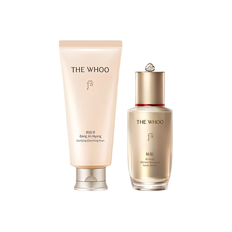 

The history of whoo Bichup Treatment Essence & Gongjinhyang Oxygenating Cleansing Foam Special Set Cleansing 180ml+Serum 50ml