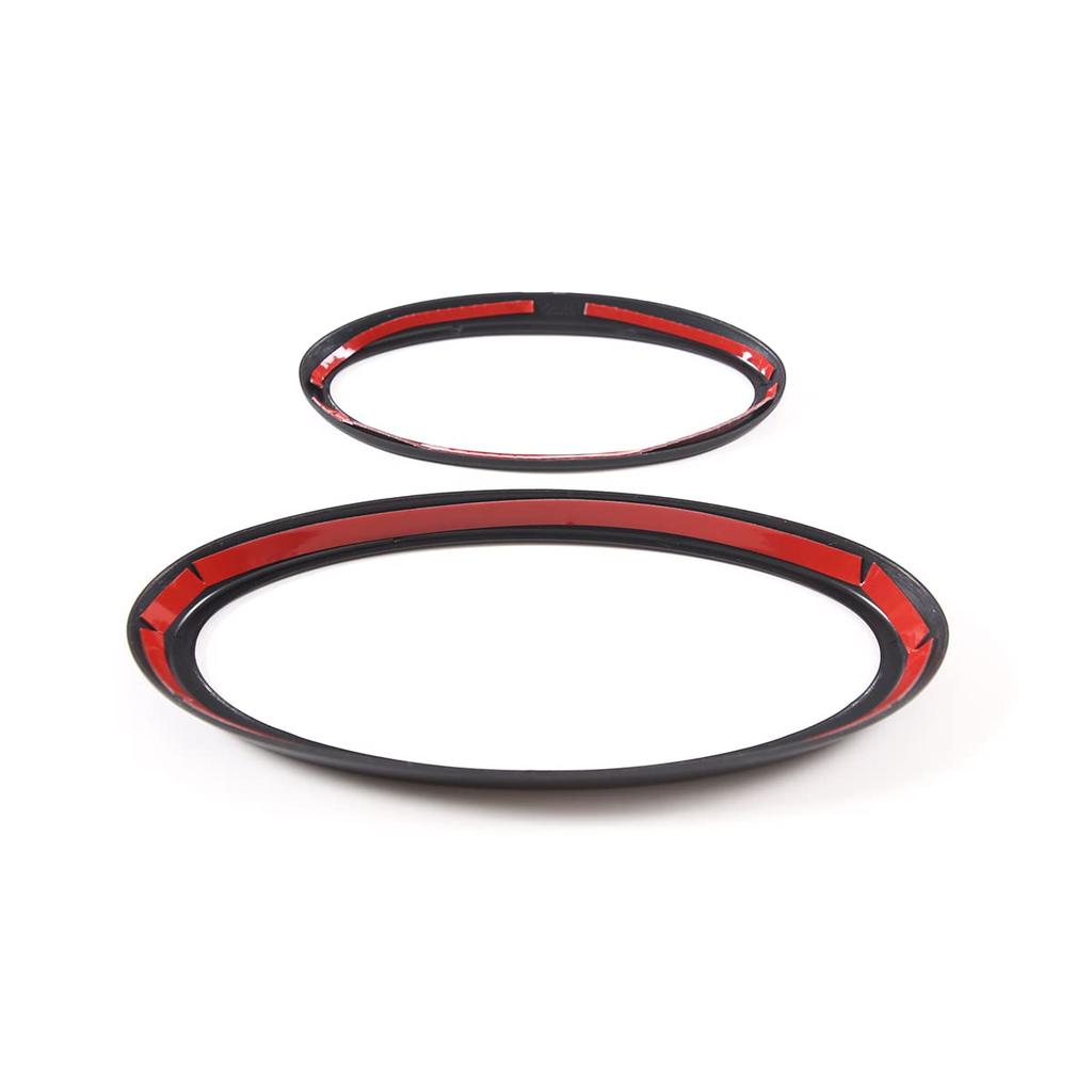 Sauicemy Engine Cover Logo Decoration Ring Logo Ring Trim Frame