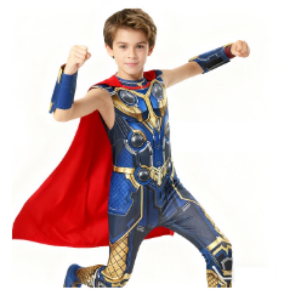 Thor Love and Thunder Thor Jane Cosplay Costume, Kids & Adult Halloween Jumpsuit