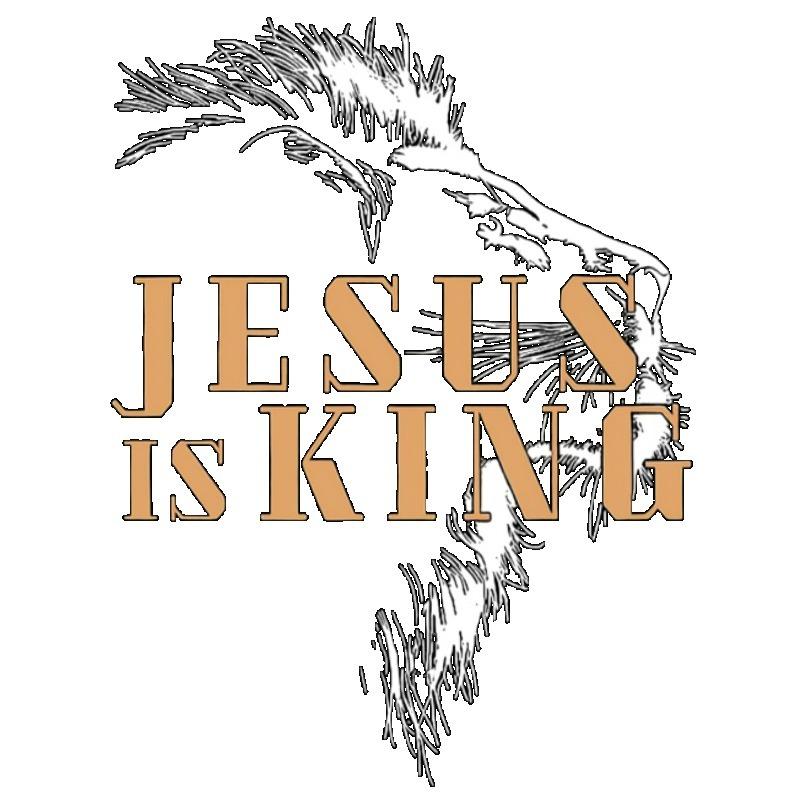 Übergroßes T-Shirt Schwarz Jesus Ist König Grafikdruck Religiöse Aussage Lässige Kleidung für Damen und Herren Streetwear Mode Unisex Oberteil