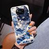 Anime Cat Sea Wave Aesthetic Phnoe Case for Xiaomi Poco X5 X6 X7 Pro X4 Gt F7 Ultra M8 M7 Redmi 15C 15 13C 13 12C 12 Unique Cove