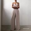 Suspender Straight-Leg Jumpsuit