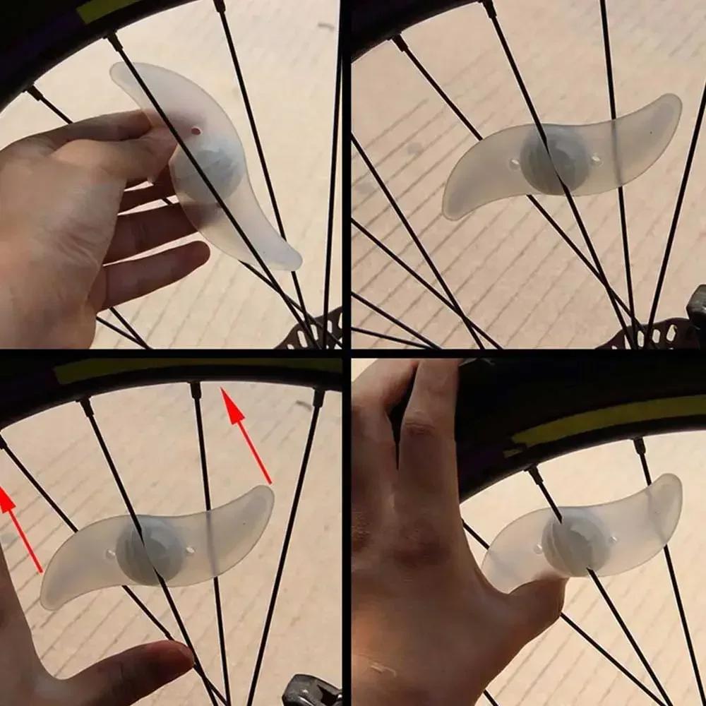 Bike Wheel Spoke Light Tire Lights 3 Modes LED Sweat-proof Bike Safety Warning Easy To Install Bicycle Accessories