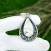 Natural Howlite Gemstone Pendant 925 Sterling Silver Indian Jewelry For Girls