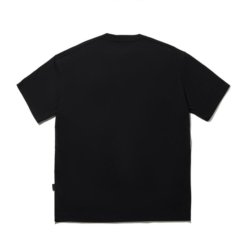Li Ning Ice Comfort Loose Short Sleeve T-Shirt Unisex Tops Black AHSW979-1