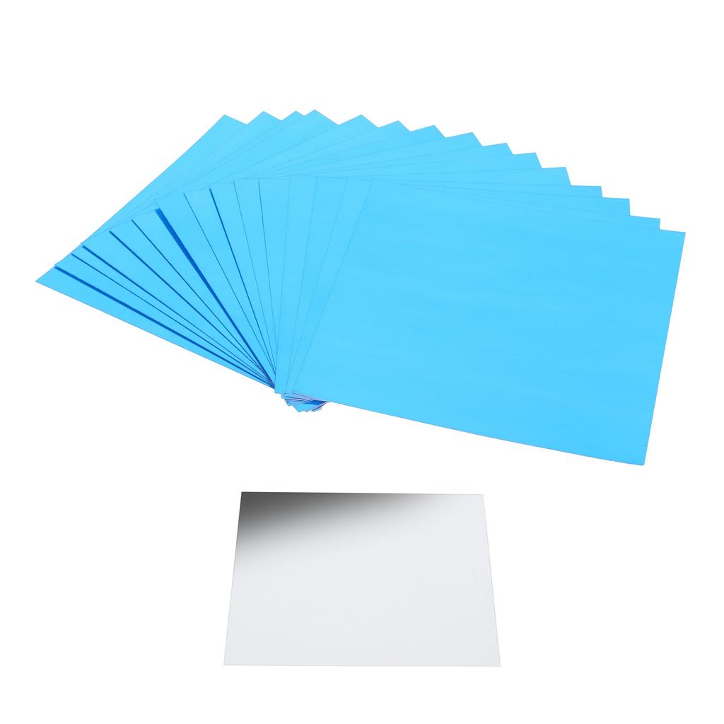 Mirror Wall Sticker DIY Square SelfAdhesive Decals for Home Bathroom Bedroom Silver