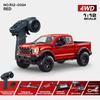 1:12 Scale RC Pickup Truck, 2.4GHz 4WD All Terrain Off Road Remote Control Car with LED Lights, Cruise Control, Opening