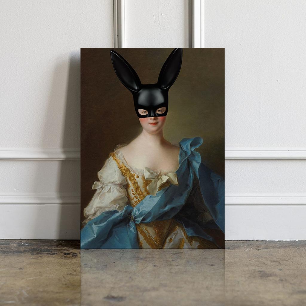 Canvas Picture Playboy Bunny Mask