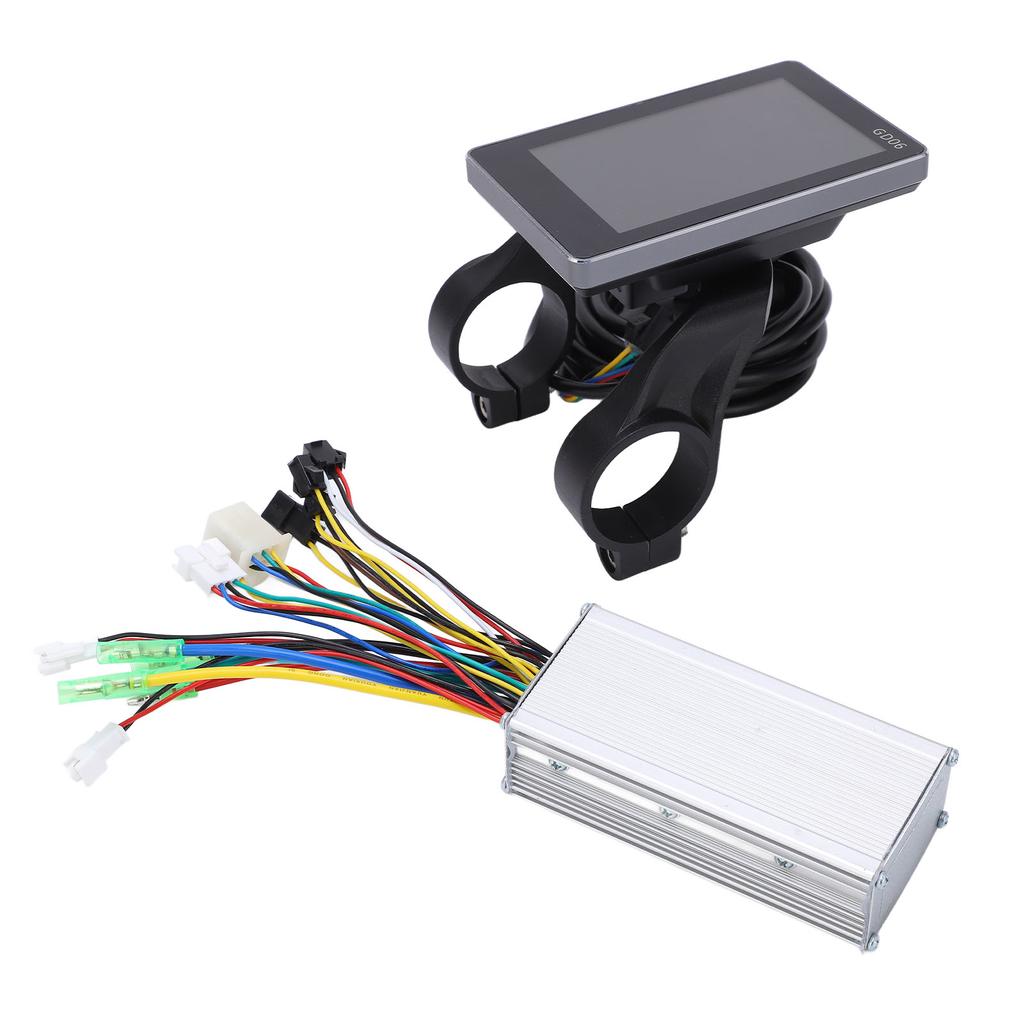 Electric Bike 22A Controller 36V 48V Common Controller with LCD GD063 Display Panel for 500W Motor